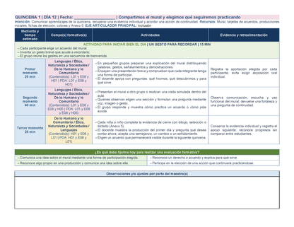 PLANEACIÓN 1° ⭐Preescolar Primer Periodo (Sep, Oct, Nov) ✏️Editable en Word