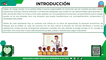 RESUMEN GRÁFICO TEMA 11: ¿QUÉ ES EL REZAGO ESCOLAR Y CÓMO SE PUEDE ATENDER? (Editable en PowerPoint, se incluye en la CARPETA COMPLETA de Materiales para este tema)