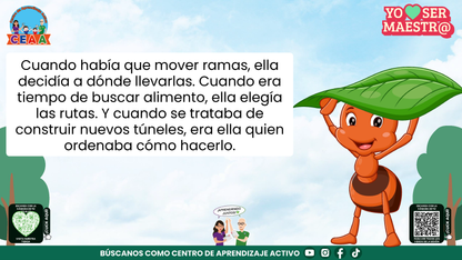 Historias para Maestros - ESMERALDA, LA HORMIGA QUE APRENDIÓ A ESCUCHAR (Editable en PowerPoint)