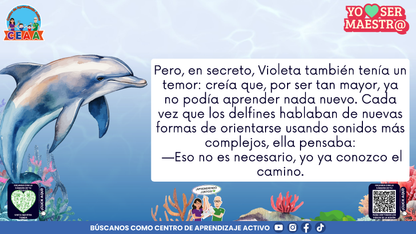 Historias para Maestros - VIOLETA, LA BALLENA QUE APRENDIÓ A RENOVARSE (Editable en PowerPoint)