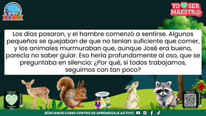 Historias para Maestros - JOSÉ, EL OSO QUE APRENDIÓ A DAR INDICACIONES (Editable en PowerPoint)