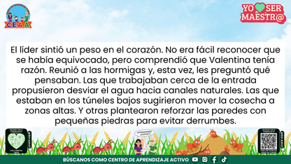 Historias para Maestros - ESMERALDA, LA HORMIGA QUE APRENDIÓ A ESCUCHAR (Editable en PowerPoint)