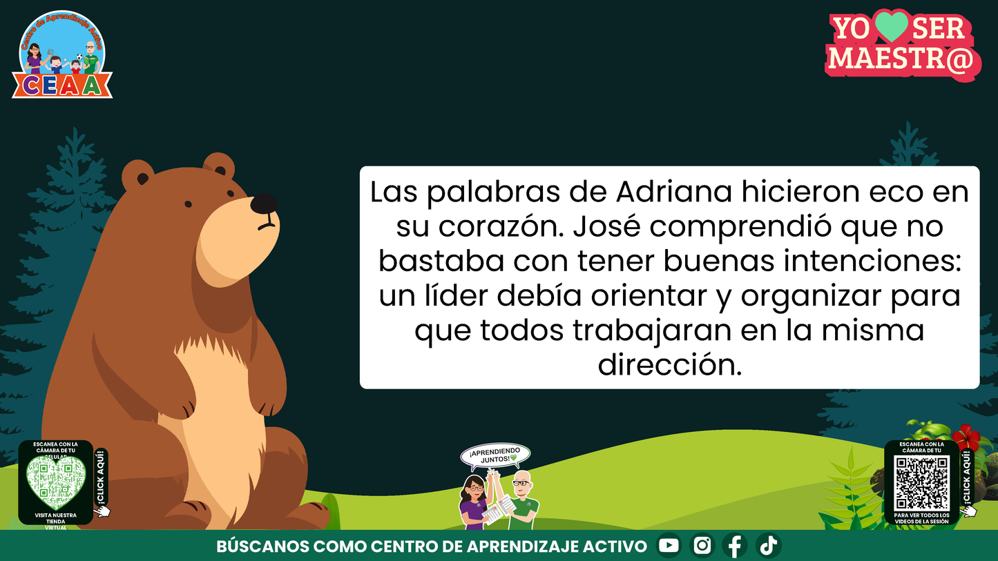 Historias para Maestros - JOSÉ, EL OSO QUE APRENDIÓ A DAR INDICACIONES (Editable en PowerPoint)