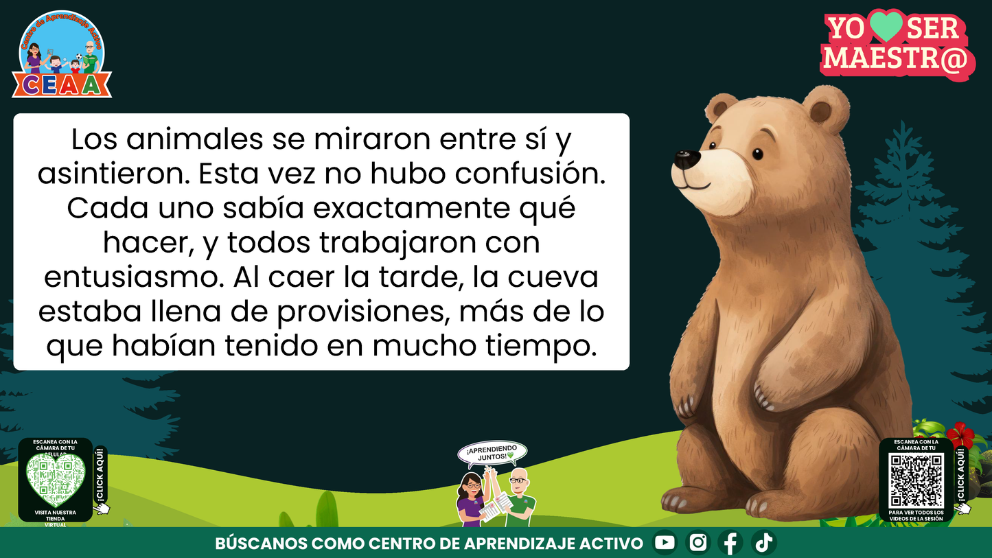 Historias para Maestros - JOSÉ, EL OSO QUE APRENDIÓ A DAR INDICACIONES (Editable en PowerPoint)