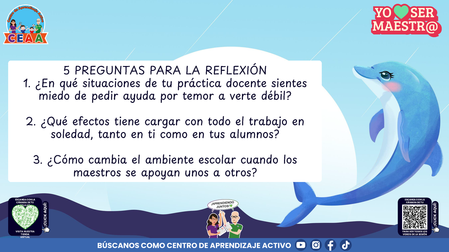 Historias para Maestros - YADIRA, LA MAESTRA DELFÍN QUE APRENDIÓ A PEDIR AYUDA (Editable en PowerPoint)