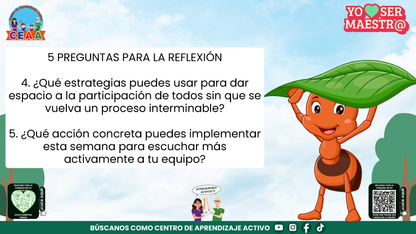 Historias para Maestros - ESMERALDA, LA HORMIGA QUE APRENDIÓ A ESCUCHAR (Editable en PowerPoint)