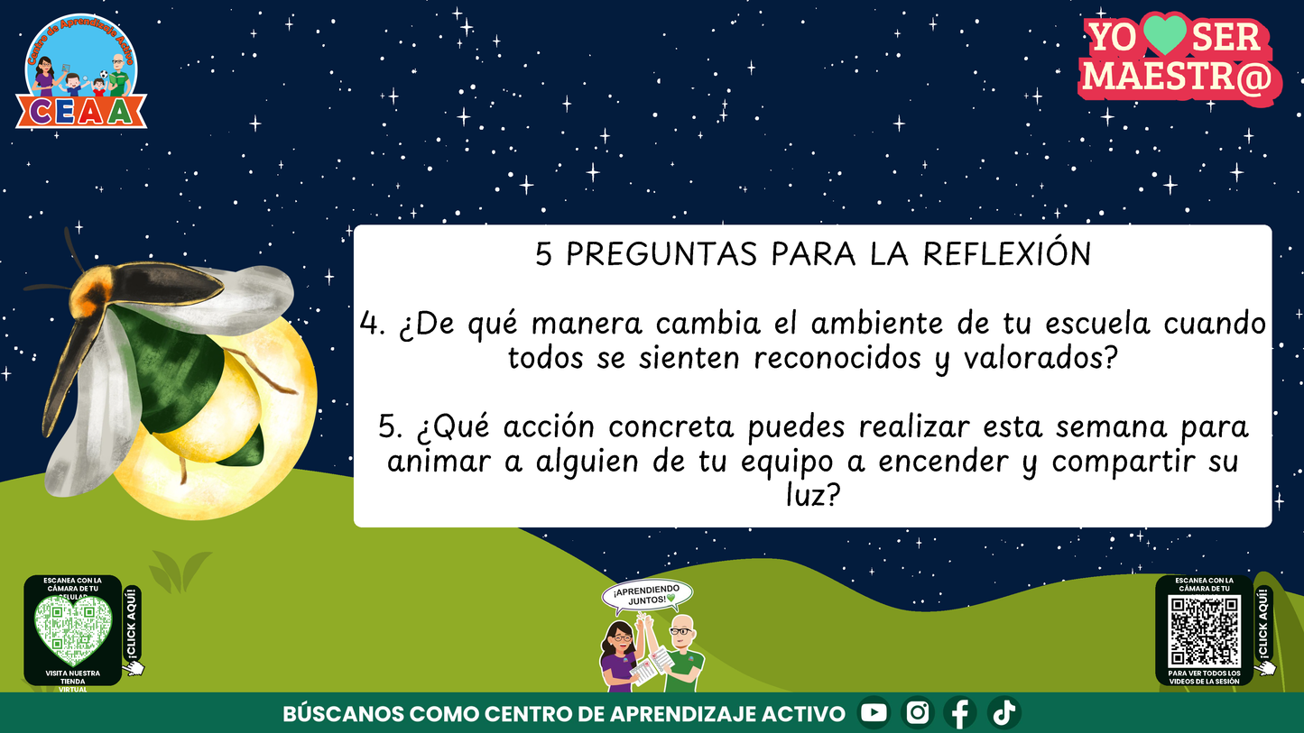 Historias para Maestros - CAMILA, LA LUCIÉRNAGA QUE APRENDIÓ A HACER BRILLAR A LOS DEMÁS (Editable en PowerPoint)