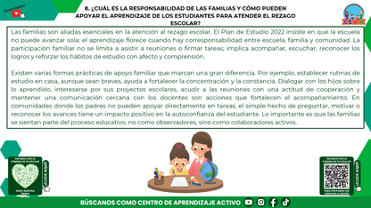 RESUMEN GRÁFICO TEMA 11: ¿QUÉ ES EL REZAGO ESCOLAR Y CÓMO SE PUEDE ATENDER? (Editable en PowerPoint, se incluye en la CARPETA COMPLETA de Materiales para este tema)