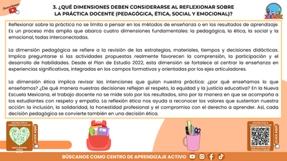 RESUMEN GRÁFICO TEMA 9: ¿QUÉ ES LA REFLEXIÓN SOBRE LA PRÁCTICA Y CÓMO SE BENEFICIA EL APRENDIZAJE? (Editable en PowerPoint, se incluye en la CARPETA COMPLETA de Materiales para este tema)