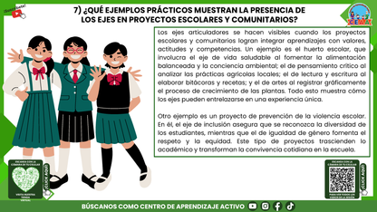 RESUMEN GRÁFICO TEMA 8: LOS 7 EJES ARTICULADORES Y EL APRENDIZAJE EN EL PLAN DE ESTUDIOS 2022 (Editable en PowerPoint)