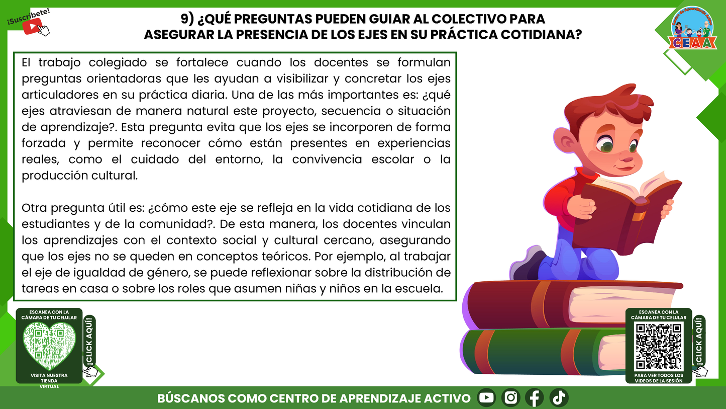RESUMEN GRÁFICO TEMA 8: LOS 7 EJES ARTICULADORES Y EL APRENDIZAJE EN EL PLAN DE ESTUDIOS 2022 (Editable en PowerPoint)