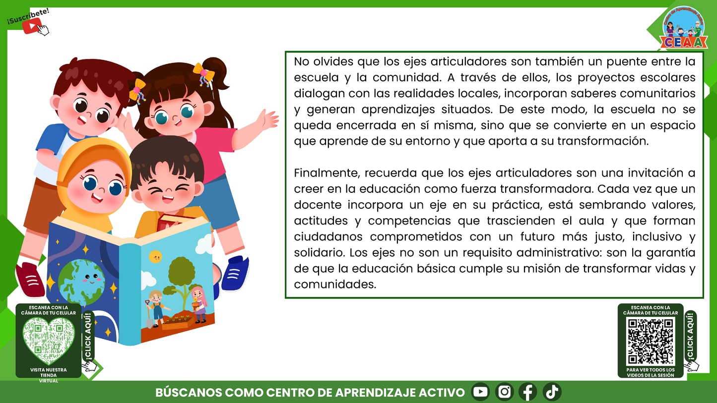 RESUMEN GRÁFICO TEMA 8: LOS 7 EJES ARTICULADORES Y EL APRENDIZAJE EN EL PLAN DE ESTUDIOS 2022 (Editable en PowerPoint)