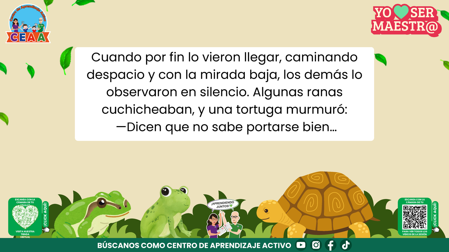 Historias para Maestros - MANUEL, EL PEQUEÑO CASTOR PROBLEMA (Editable en PowerPoint)