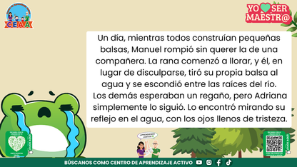 Historias para Maestros - MANUEL, EL PEQUEÑO CASTOR PROBLEMA (Editable en PowerPoint)