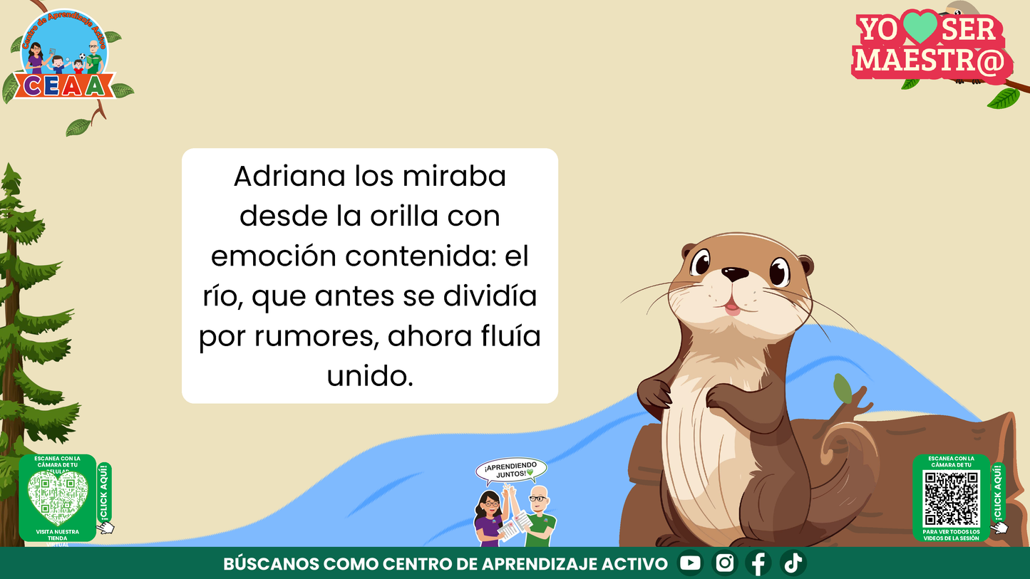 Historias para Maestros - MANUEL, EL PEQUEÑO CASTOR PROBLEMA (Editable en PowerPoint)