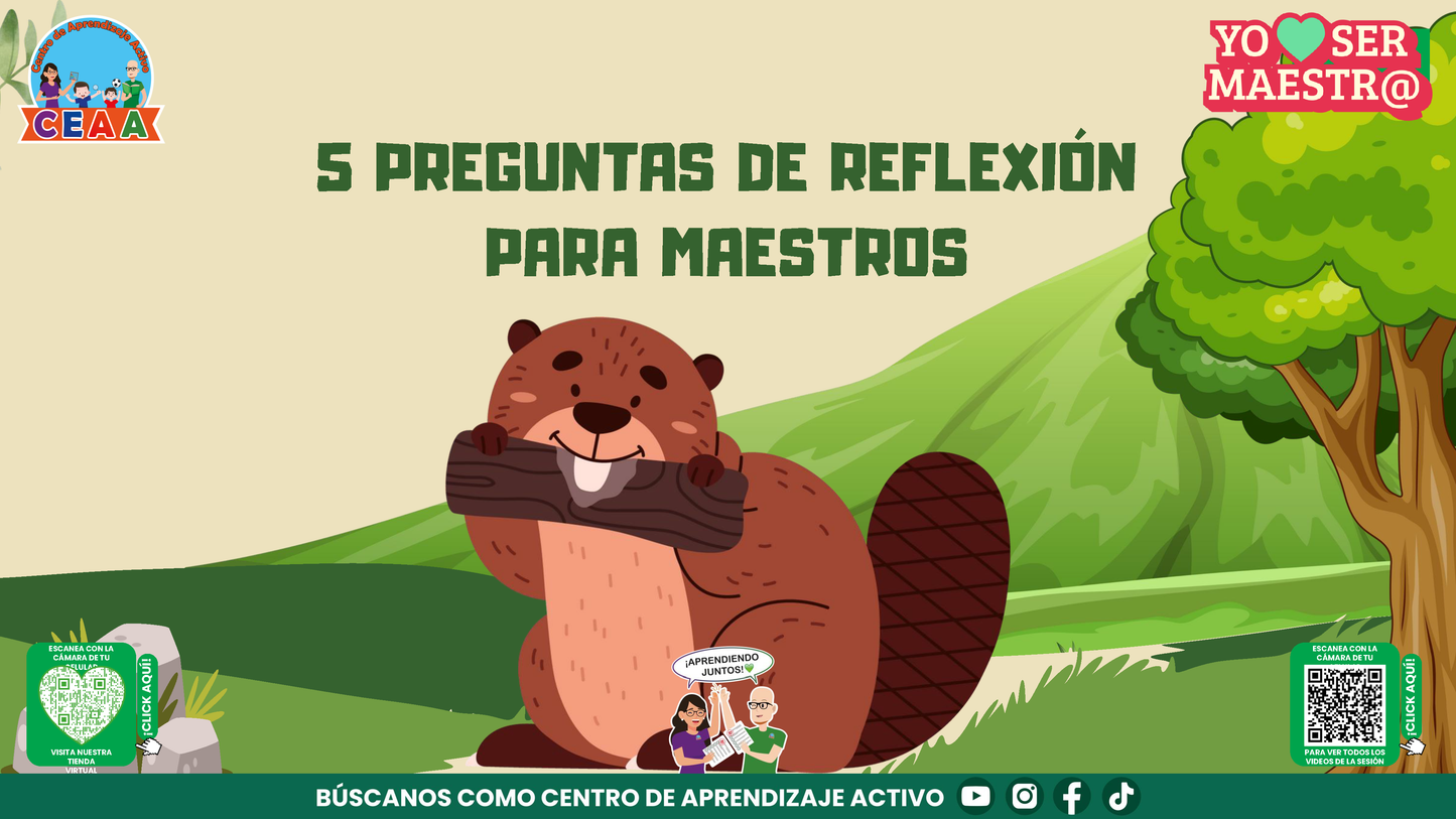 Historias para Maestros - MANUEL, EL PEQUEÑO CASTOR PROBLEMA (Editable en PowerPoint)