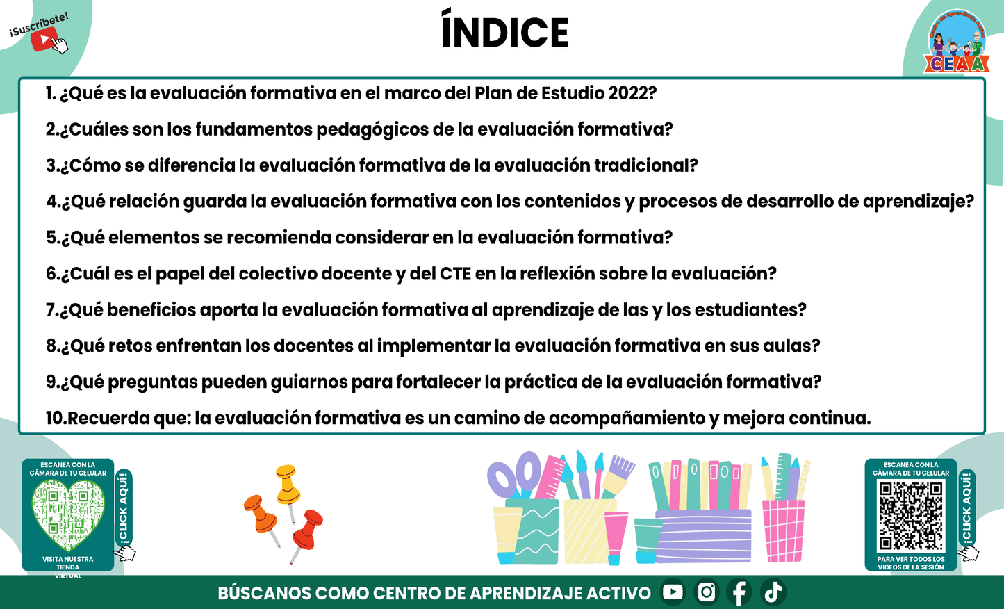 RESUMEN GRÁFICO TEMA 5: LA EVALUACIÓN FORMATIVA Y EL APRENDIZAJE DE LOS ESTUDIANTES (Editable en PowerPoint, se incluye en la CARPETA COMPLETA de Materiales para este tema)