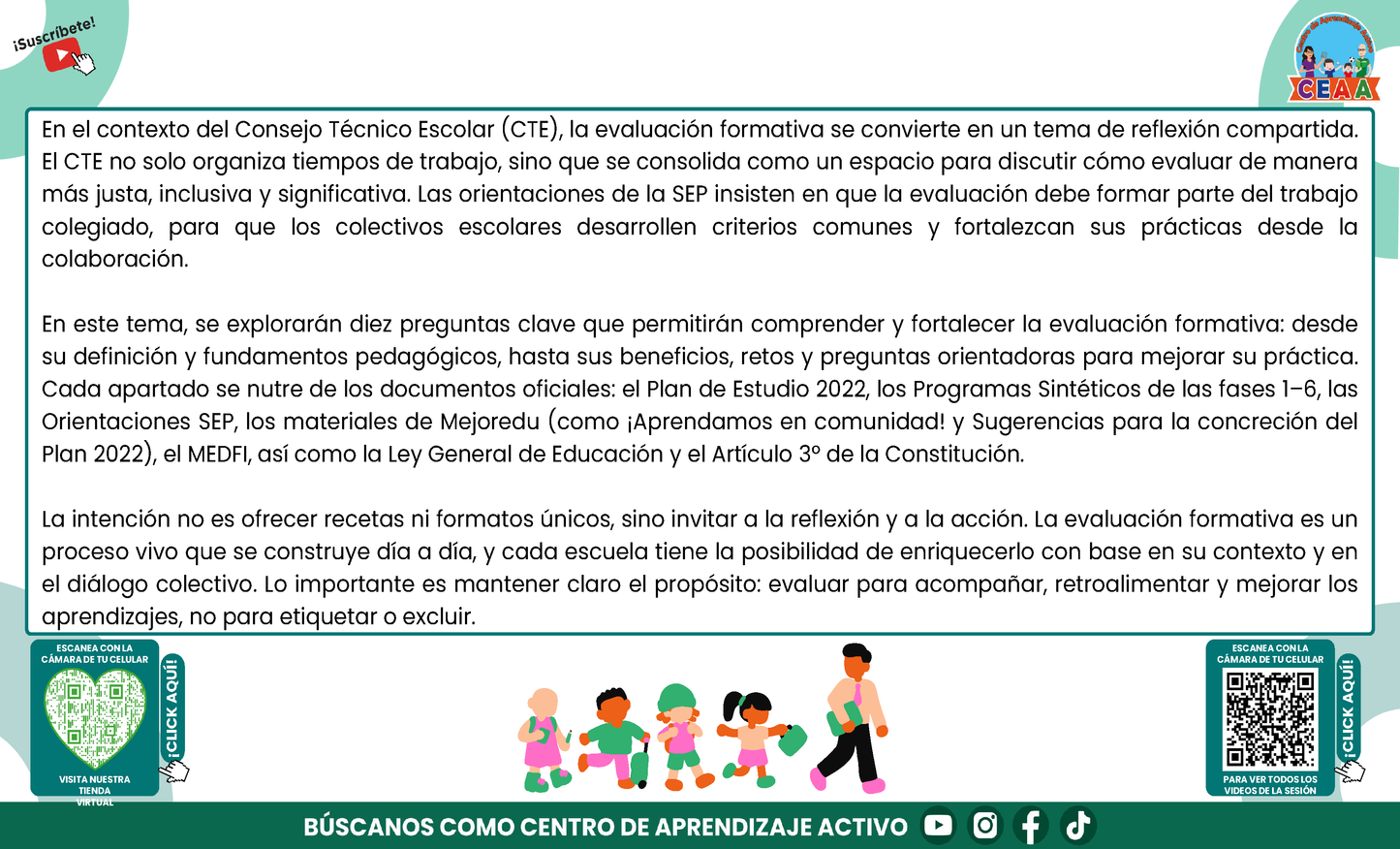 RESUMEN GRÁFICO TEMA 5: LA EVALUACIÓN FORMATIVA Y EL APRENDIZAJE DE LOS ESTUDIANTES (Editable en PowerPoint, se incluye en la CARPETA COMPLETA de Materiales para este tema)