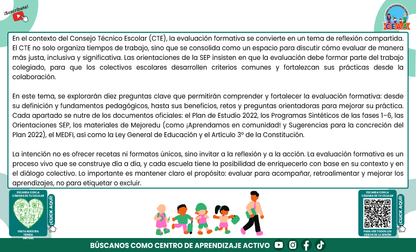 RESUMEN GRÁFICO TEMA 5: LA EVALUACIÓN FORMATIVA Y EL APRENDIZAJE DE LOS ESTUDIANTES (Editable en PowerPoint, se incluye en la CARPETA COMPLETA de Materiales para este tema)