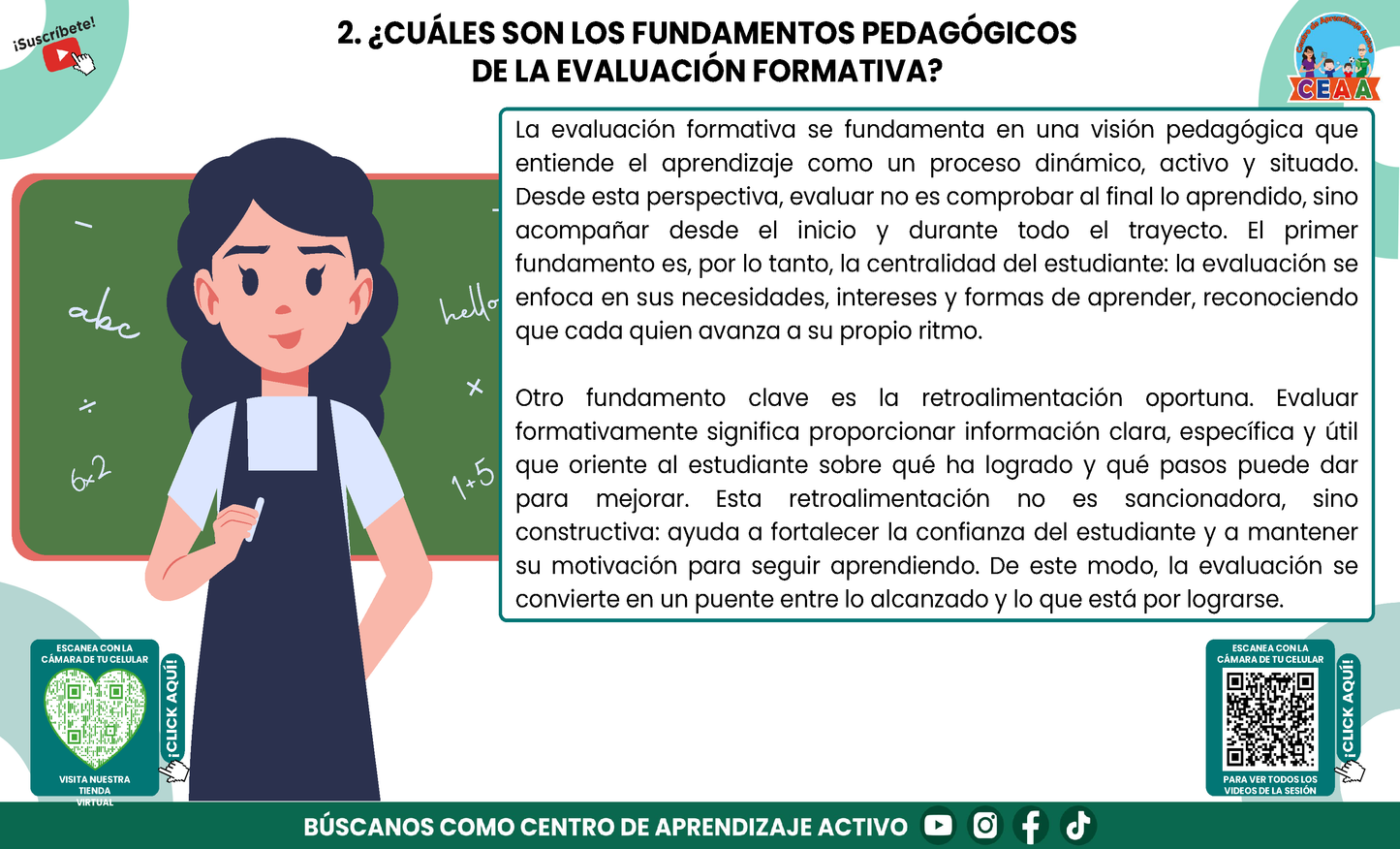RESUMEN GRÁFICO TEMA 5: LA EVALUACIÓN FORMATIVA Y EL APRENDIZAJE DE LOS ESTUDIANTES (Editable en PowerPoint, se incluye en la CARPETA COMPLETA de Materiales para este tema)