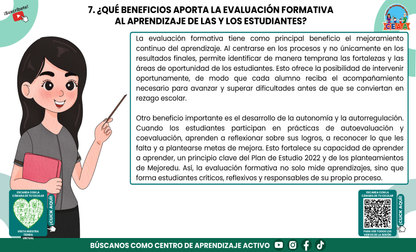 RESUMEN GRÁFICO TEMA 5: LA EVALUACIÓN FORMATIVA Y EL APRENDIZAJE DE LOS ESTUDIANTES (Editable en PowerPoint, se incluye en la CARPETA COMPLETA de Materiales para este tema)