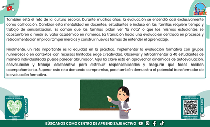 RESUMEN GRÁFICO TEMA 5: LA EVALUACIÓN FORMATIVA Y EL APRENDIZAJE DE LOS ESTUDIANTES (Editable en PowerPoint, se incluye en la CARPETA COMPLETA de Materiales para este tema)