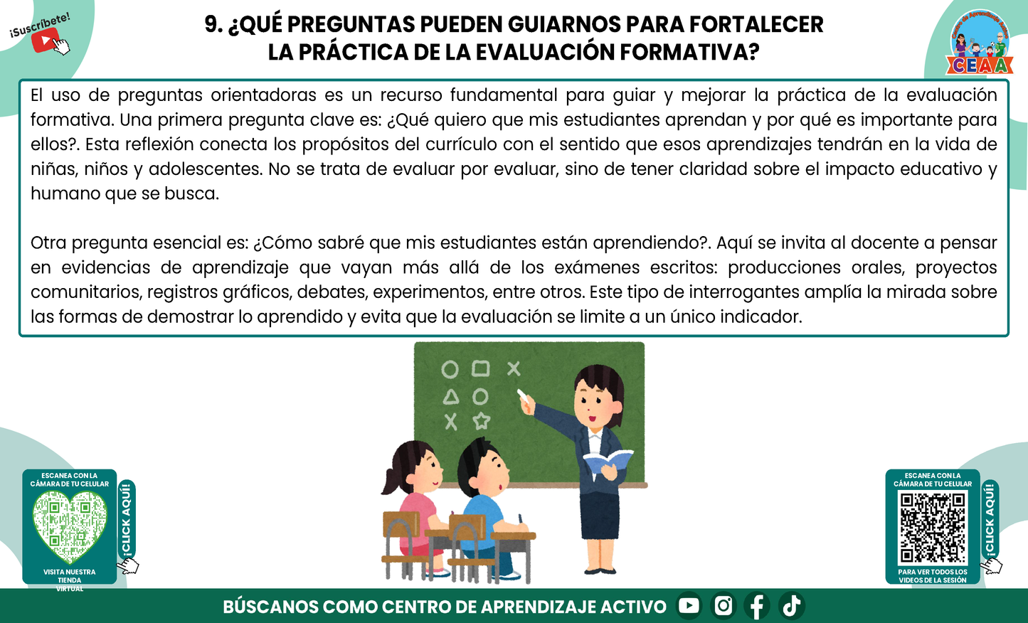 RESUMEN GRÁFICO TEMA 5: LA EVALUACIÓN FORMATIVA Y EL APRENDIZAJE DE LOS ESTUDIANTES (Editable en PowerPoint, se incluye en la CARPETA COMPLETA de Materiales para este tema)