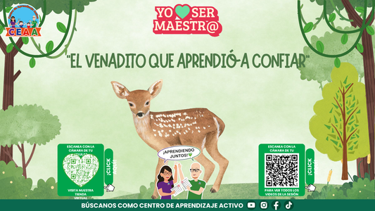 Historias para Maestros - EL VENADITO QUE APRENDIÓ A CONFIAR (Editable en PowerPoint)