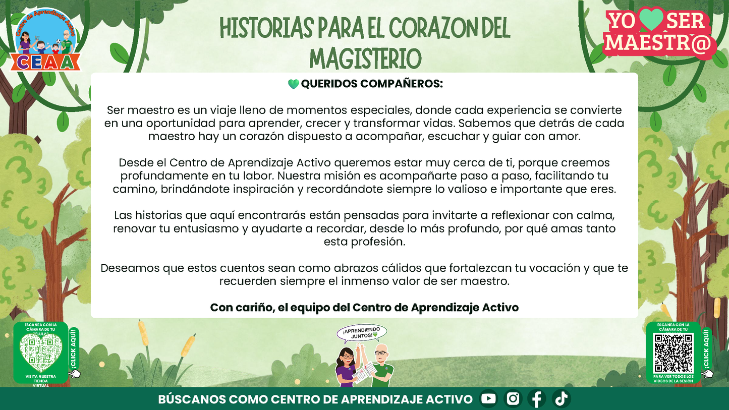 Historias para Maestros - EL VENADITO QUE APRENDIÓ A CONFIAR (Editable en PowerPoint)