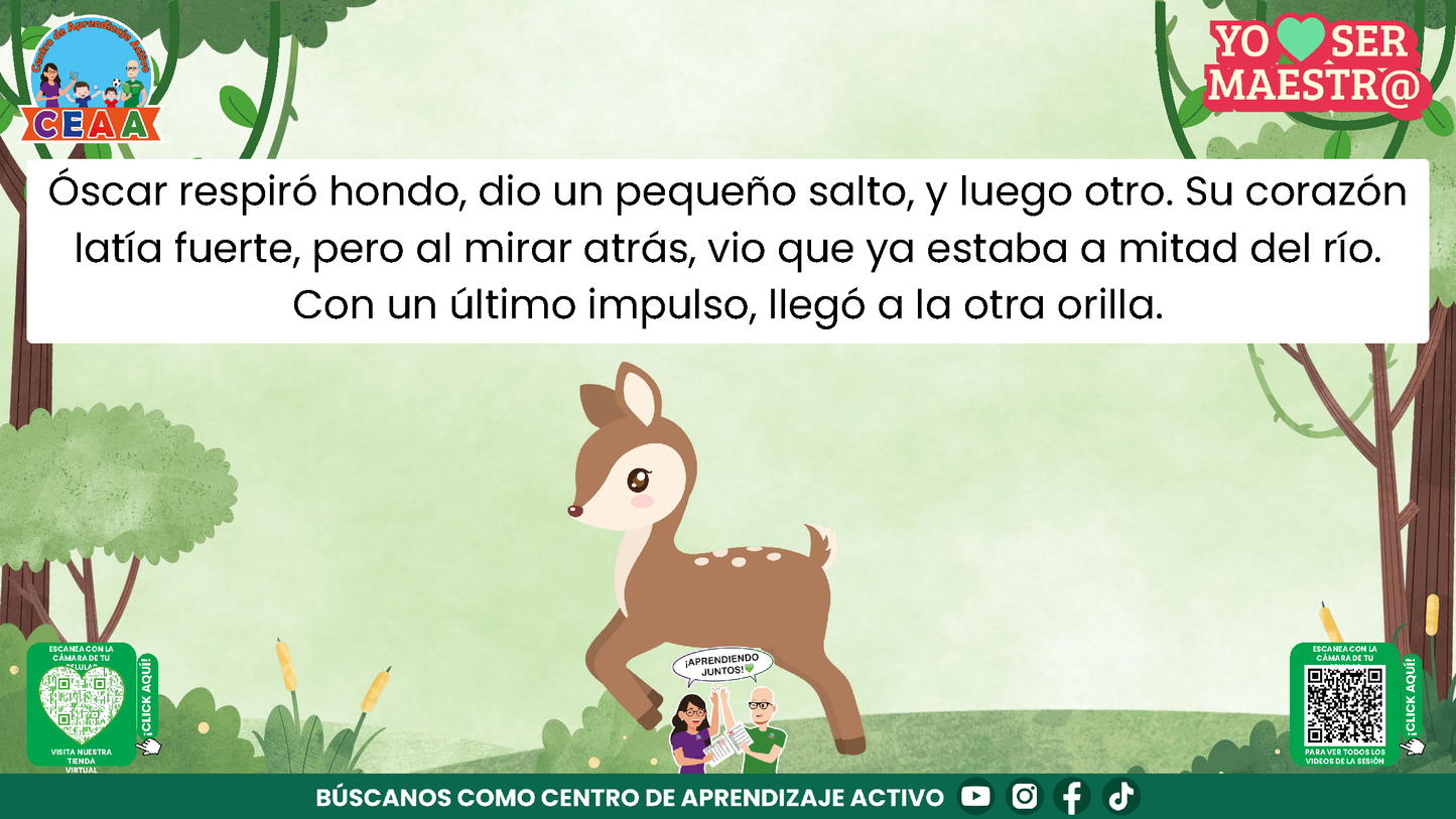 Historias para Maestros - EL VENADITO QUE APRENDIÓ A CONFIAR (Editable en PowerPoint)