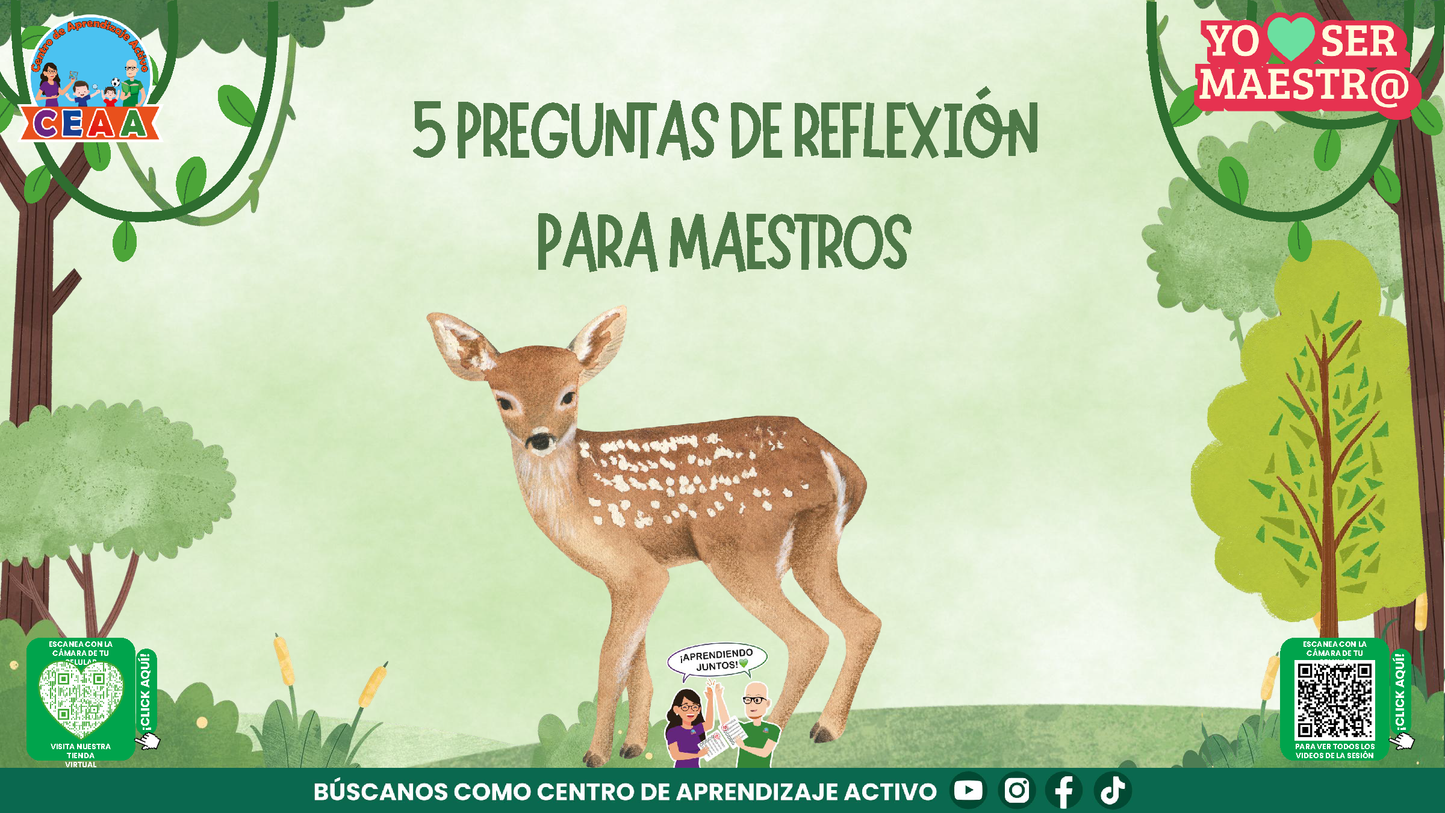 Historias para Maestros - EL VENADITO QUE APRENDIÓ A CONFIAR (Editable en PowerPoint)