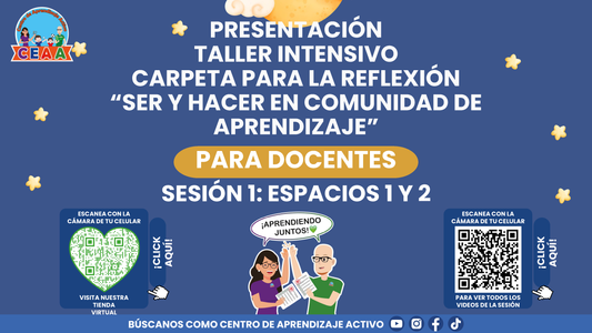 Presentación Taller Intensivo Docentes Sesión 1: Espacios 1 y 2 (Editable en PowerPoint)