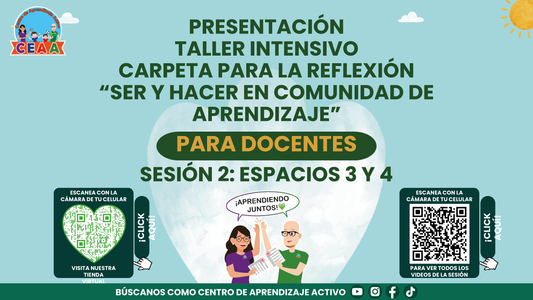 Presentación Taller Intensivo Docentes Sesión 2: Espacios 3 y 4 (Editable en PowerPoint)