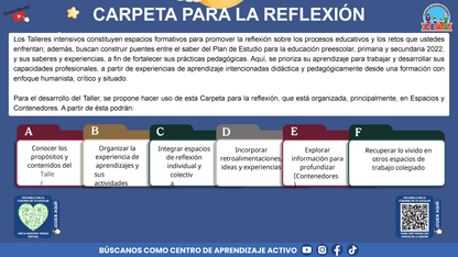 Presentación Taller Intensivo Docentes Sesión 1: Espacios 1 y 2 (Editable en PowerPoint)