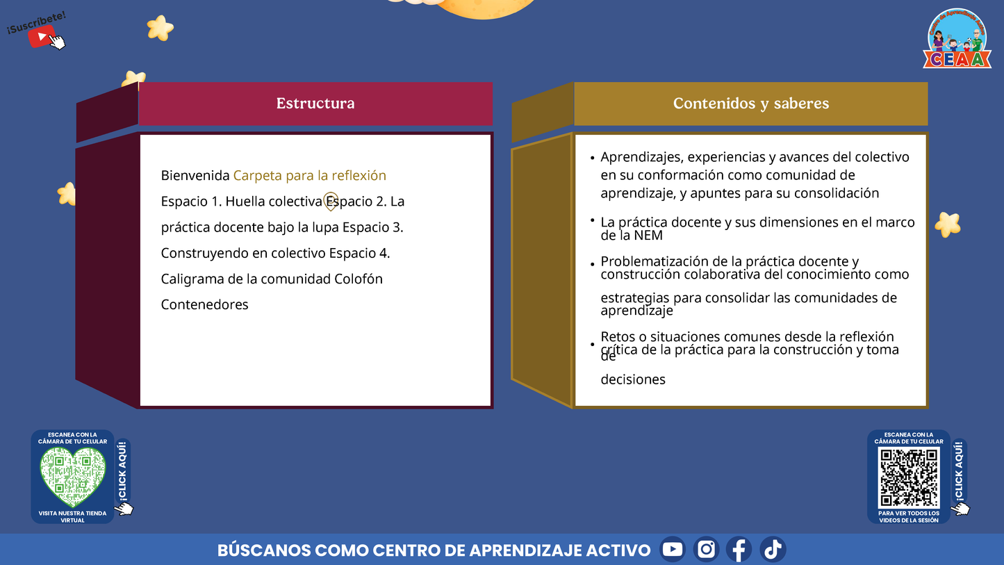 Presentación Taller Intensivo Docentes Sesión 1: Espacios 1 y 2 (Editable en PowerPoint)