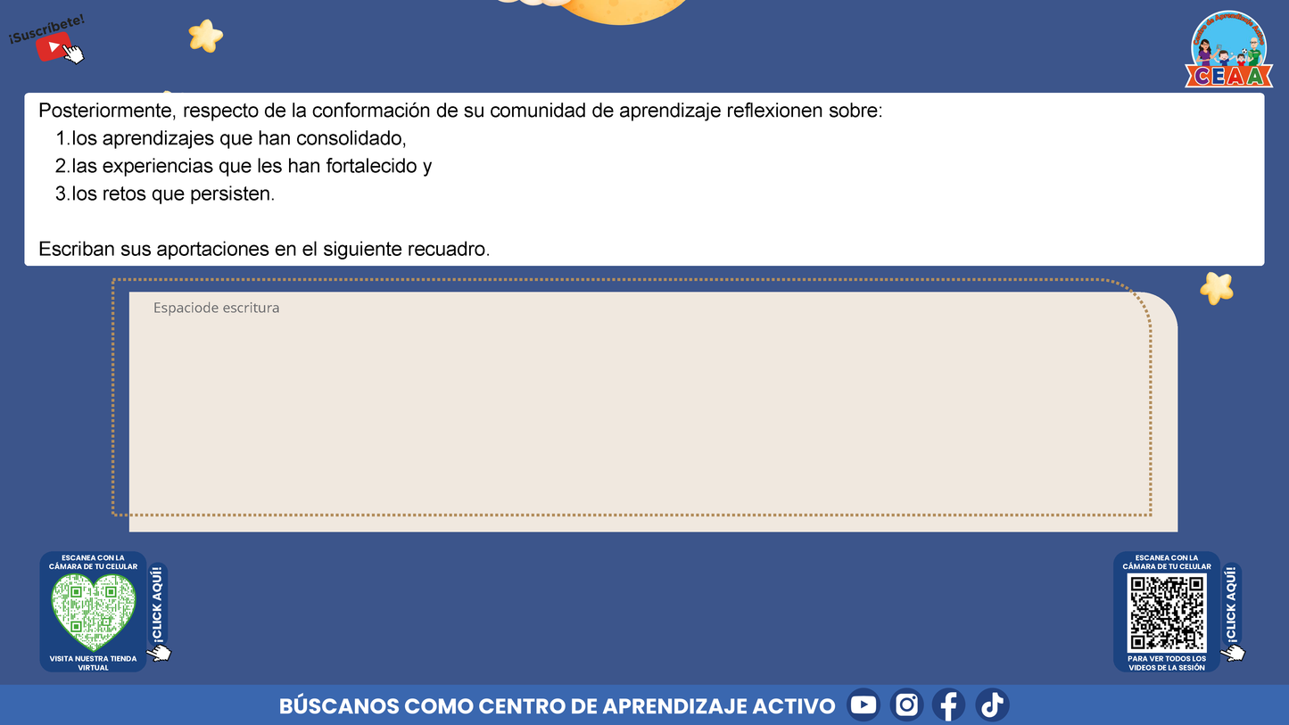 Presentación Taller Intensivo Docentes Sesión 1: Espacios 1 y 2 (Editable en PowerPoint)