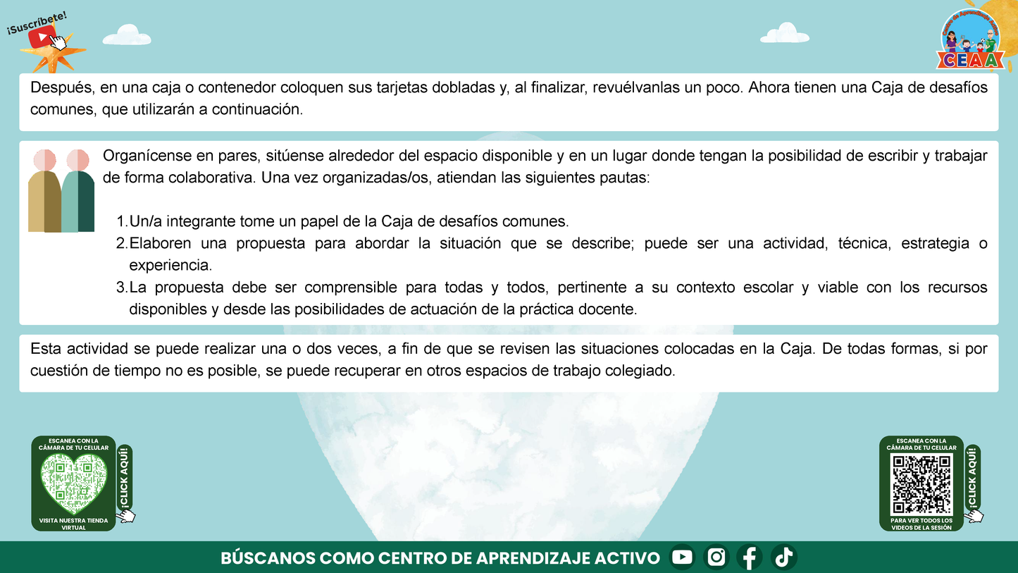 Presentación Taller Intensivo Docentes Sesión 2: Espacios 3 y 4 (Editable en PowerPoint)