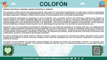 Presentación Taller Intensivo Docentes Sesión 2: Espacios 3 y 4 (Editable en PowerPoint)