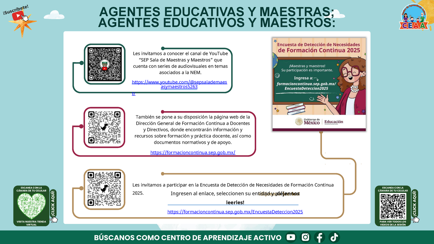 Presentación Taller Intensivo Docentes Sesión 2: Espacios 3 y 4 (Editable en PowerPoint)