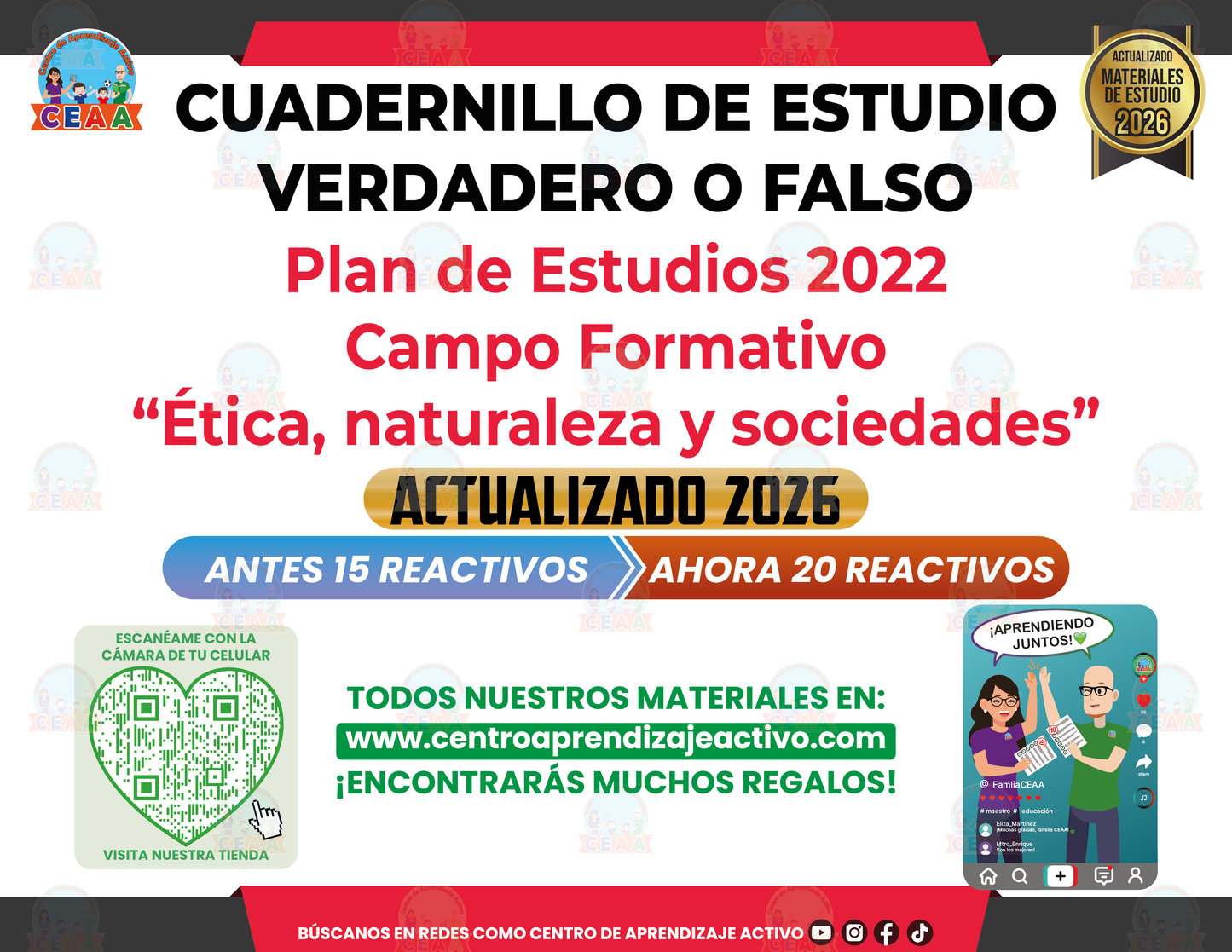 Cuadernillo de Estudio - Plan 2022 Campo Formativo Ética, naturaleza y sociedades - Verdadero o Falso en PDF
