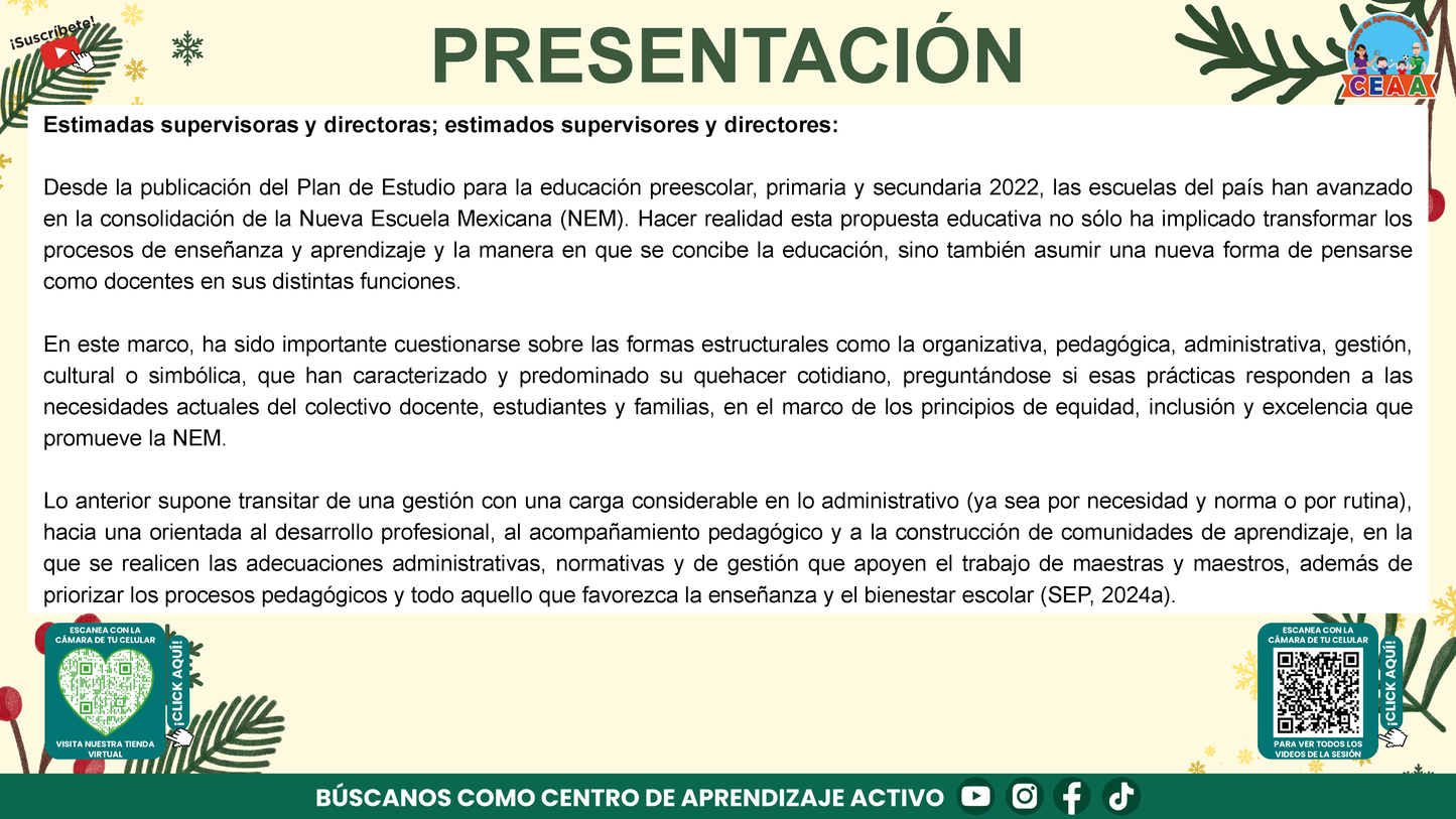 Presentación Taller Intensivo Directores Enero 2026 (Editable en PowerPoint)