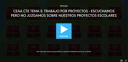 3 Juegos Interactivos CTE Tema 3 (Requieren conexión a internet)