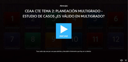 3 Juegos Interactivos CTE Multigrado Tema 2 (Requieren conexión a internet)
