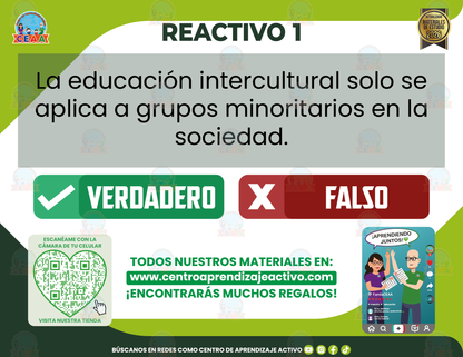 Cuadernillo de Estudio - ABC de la Interculturalidad - Verdadero o Falso en PDF