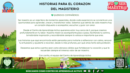 Historias para Maestros - ANGÉLICA LA LIBÉLULA Y EL REENCUENTRO EN EL ESTANQUE Editable en PowerPoint