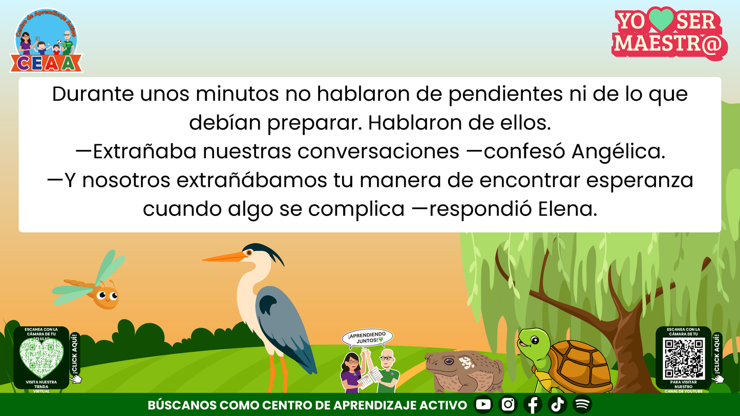 Historias para Maestros - ANGÉLICA LA LIBÉLULA Y EL REENCUENTRO EN EL ESTANQUE Editable en PowerPoint