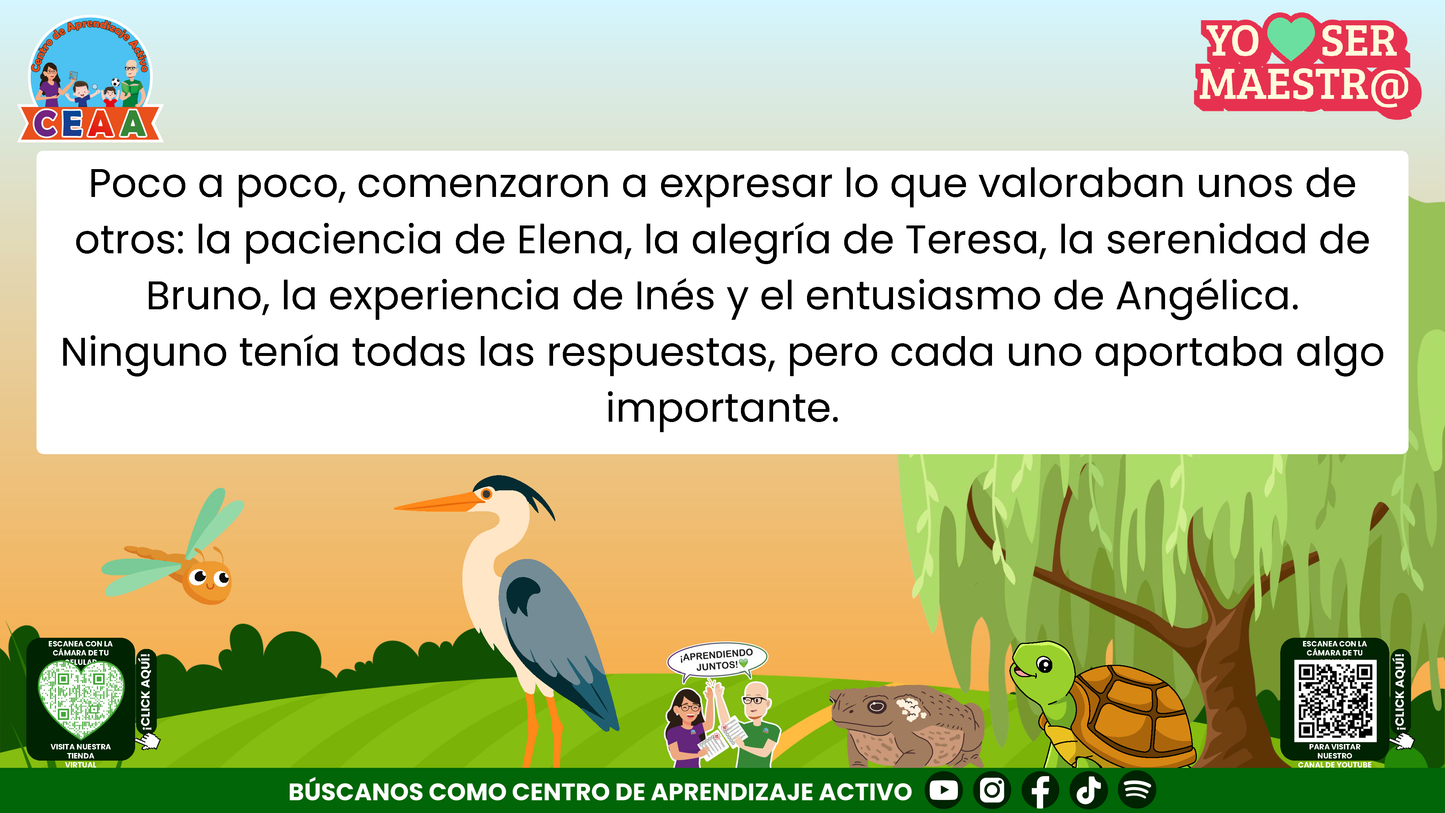 Historias para Maestros - ANGÉLICA LA LIBÉLULA Y EL REENCUENTRO EN EL ESTANQUE Editable en PowerPoint