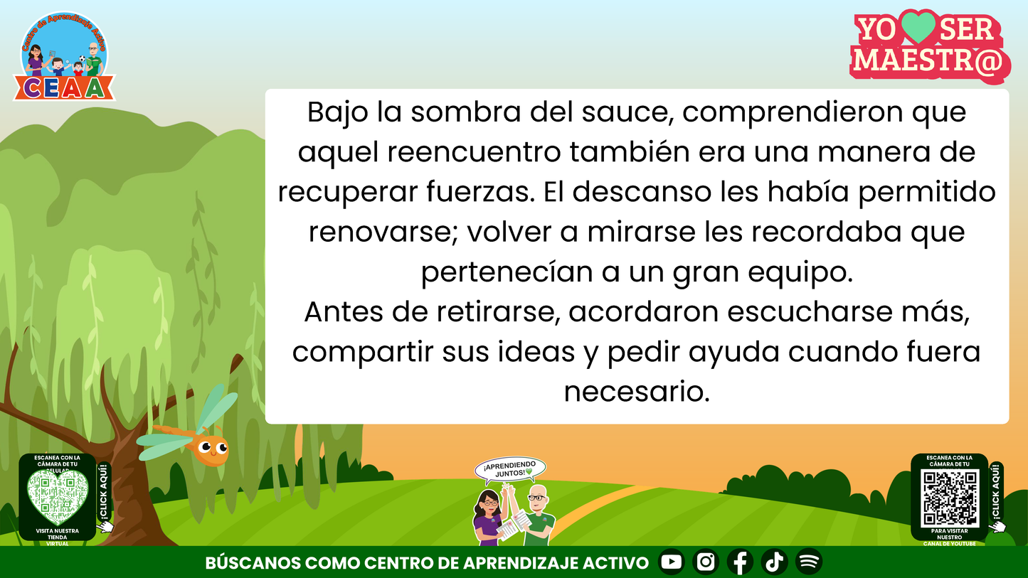 Historias para Maestros - ANGÉLICA LA LIBÉLULA Y EL REENCUENTRO EN EL ESTANQUE Editable en PowerPoint