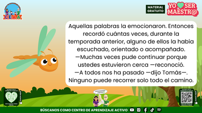 Historias para Maestros - ANGÉLICA LA LIBÉLULA Y EL REENCUENTRO EN EL ESTANQUE en PDF