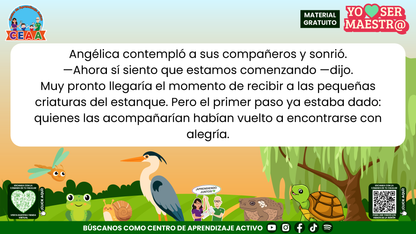 Historias para Maestros - ANGÉLICA LA LIBÉLULA Y EL REENCUENTRO EN EL ESTANQUE en PDF